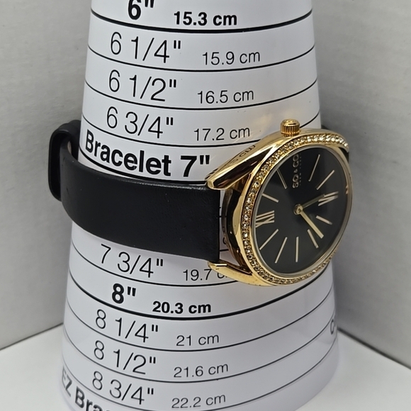 SO CO New York Madison Womens Watch Quartz Gold Tone New Battery Elegant Style main image 10